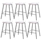 Industrial Style Metal Bar Stool Footrest Counter Stool for Restaurant
