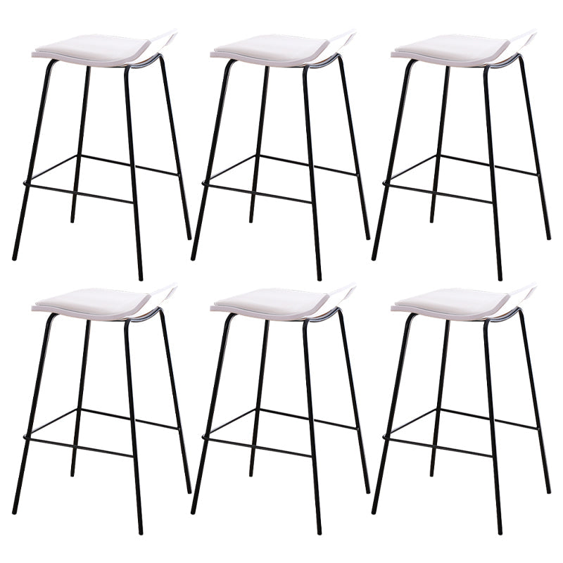 Industrial Style Metal Bar Stool Footrest Counter Stool for Restaurant