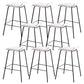 Industrial Style Metal Bar Stool Footrest Counter Stool for Restaurant