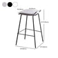 Industrial Style Metal Bar Stool Footrest Counter Stool for Restaurant