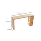 Indoor Contemporary Bar Dining Table Rectangle Bar Table with Pine Wood Frame