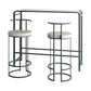 Modern Bar Dining Table Rectangle Indoor Bar Stool Table with Footrest Clearhalo 'Bar Furniture' 'Bar Tables' 'bar_tables' 'furn' 'furn_bar_tables' 'Furniture' 'Kitchen & Dining Furniture' 7477874