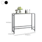 Modern Bar Dining Table Rectangle Indoor Bar Stool Table with Footrest Clearhalo 'Bar Furniture' 'Bar Tables' 'bar_tables' 'furn' 'furn_bar_tables' 'Furniture' 'Kitchen & Dining Furniture' 7477884