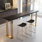 Indoor Contemporary Bar Dining Table Rectangle Wooden Bar Table Clearhalo 'Bar Furniture' 'Bar Tables' 'bar_tables' 'furn' 'furn_bar_tables' 'Furniture' 'Kitchen & Dining Furniture' 7477889