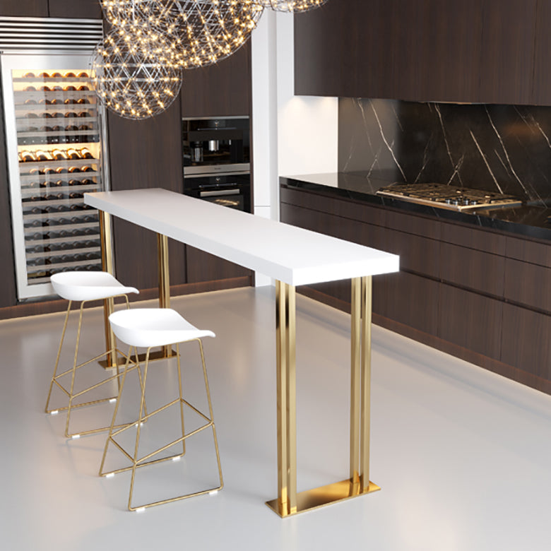 Indoor Contemporary Bar Dining Table Rectangle Wooden Bar Table Clearhalo 'Bar Furniture' 'Bar Tables' 'bar_tables' 'furn' 'furn_bar_tables' 'Furniture' 'Kitchen & Dining Furniture' 7477894