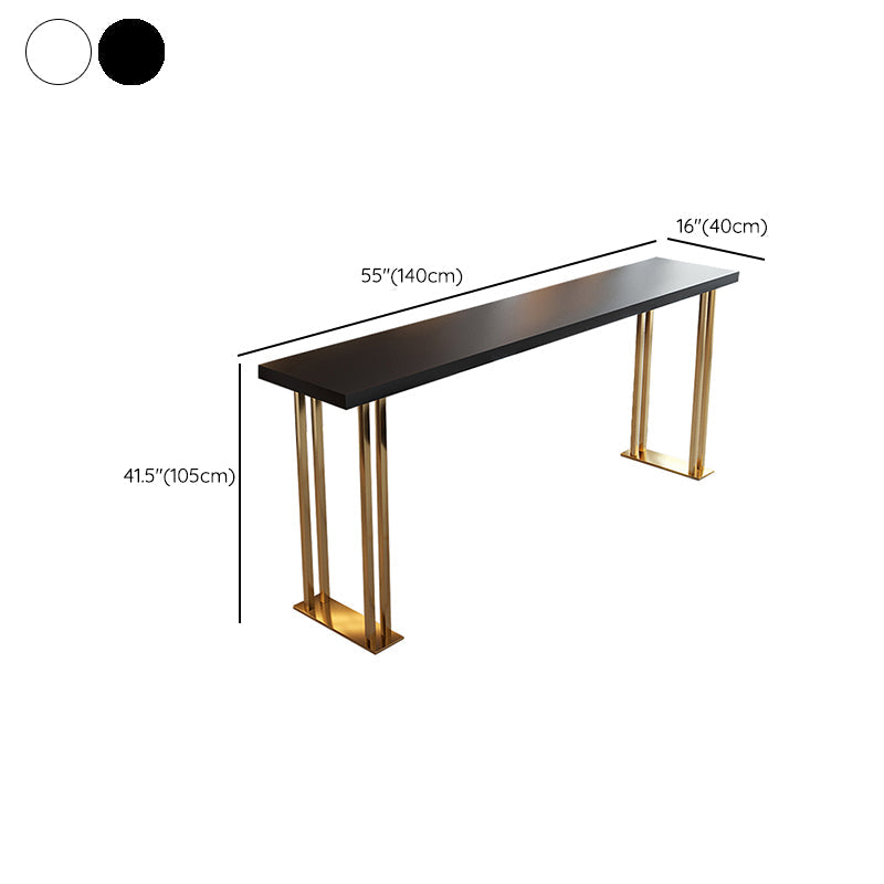 Indoor Contemporary Bar Dining Table Rectangle Wooden Bar Table Clearhalo 'Bar Furniture' 'Bar Tables' 'bar_tables' 'furn' 'furn_bar_tables' 'Furniture' 'Kitchen & Dining Furniture' 7477897