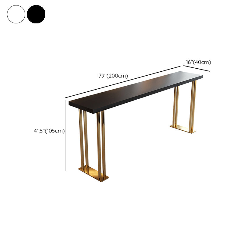 Indoor Contemporary Bar Dining Table Rectangle Wooden Bar Table Clearhalo 'Bar Furniture' 'Bar Tables' 'bar_tables' 'furn' 'furn_bar_tables' 'Furniture' 'Kitchen & Dining Furniture' 7477900