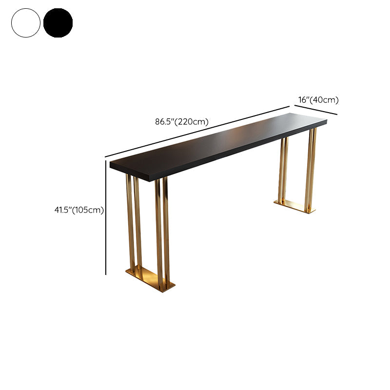 Indoor Contemporary Bar Dining Table Rectangle Wooden Bar Table Clearhalo 'Bar Furniture' 'Bar Tables' 'bar_tables' 'furn' 'furn_bar_tables' 'Furniture' 'Kitchen & Dining Furniture' 7477901