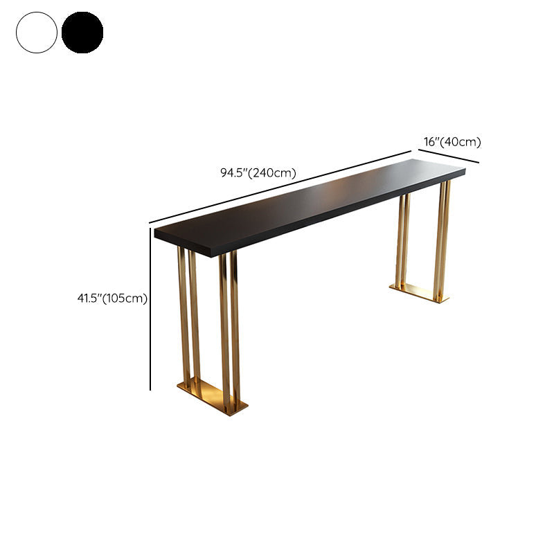 Indoor Contemporary Bar Dining Table Rectangle Wooden Bar Table Clearhalo 'Bar Furniture' 'Bar Tables' 'bar_tables' 'furn' 'furn_bar_tables' 'Furniture' 'Kitchen & Dining Furniture' 7477902