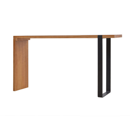 Modern Pub Height Dining Table Natural Wood Counter Height Table