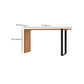 Modern Pub Height Dining Table Natural Wood Counter Height Table