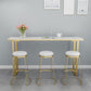 Indoor Contemporary Bar Dining Table Rectangle Faux Marble Bar Table Clearhalo 'Bar Furniture' 'Bar Tables' 'bar_tables' 'furn' 'furn_bar_tables' 'Furniture' 'Kitchen & Dining Furniture' 7477992