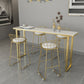 Indoor Contemporary Bar Dining Table Rectangle Faux Marble Bar Table Clearhalo 'Bar Furniture' 'Bar Tables' 'bar_tables' 'furn' 'furn_bar_tables' 'Furniture' 'Kitchen & Dining Furniture' 7477999