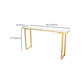 Indoor Contemporary Bar Dining Table Rectangle Faux Marble Bar Table Clearhalo 'Bar Furniture' 'Bar Tables' 'bar_tables' 'furn' 'furn_bar_tables' 'Furniture' 'Kitchen & Dining Furniture' 7478006