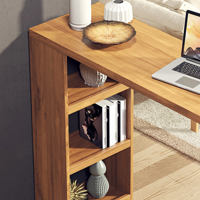 Solid Wood Bar Stool Table Industrial Style Bar Dining Table with Storage Clearhalo 'Bar Furniture' 'Bar Tables' 'bar_tables' 'furn' 'furn_bar_tables' 'Furniture' 'Kitchen & Dining Furniture' 7478034