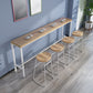 Indoor Contemporary Bar Dining Table Rectangle Solid Wood Bar Table Clearhalo 'Bar Furniture' 'Bar Tables' 'bar_tables' 'furn' 'furn_bar_tables' 'Furniture' 'Kitchen & Dining Furniture' 7478042