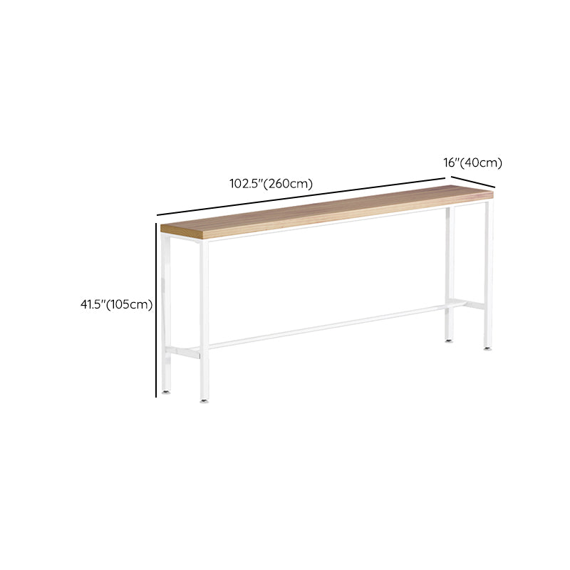 Indoor Contemporary Bar Dining Table Rectangle Solid Wood Bar Table Clearhalo 'Bar Furniture' 'Bar Tables' 'bar_tables' 'furn' 'furn_bar_tables' 'Furniture' 'Kitchen & Dining Furniture' 7478057