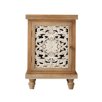 Zeitgenössischer Seitenbrettkiefern -Sideboardtisch mit Türen für Esszimmer