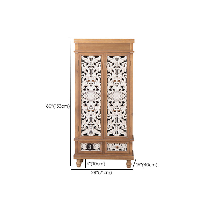 Zeitgenössischer Seitenbrettkiefern -Sideboardtisch mit Türen für Esszimmer