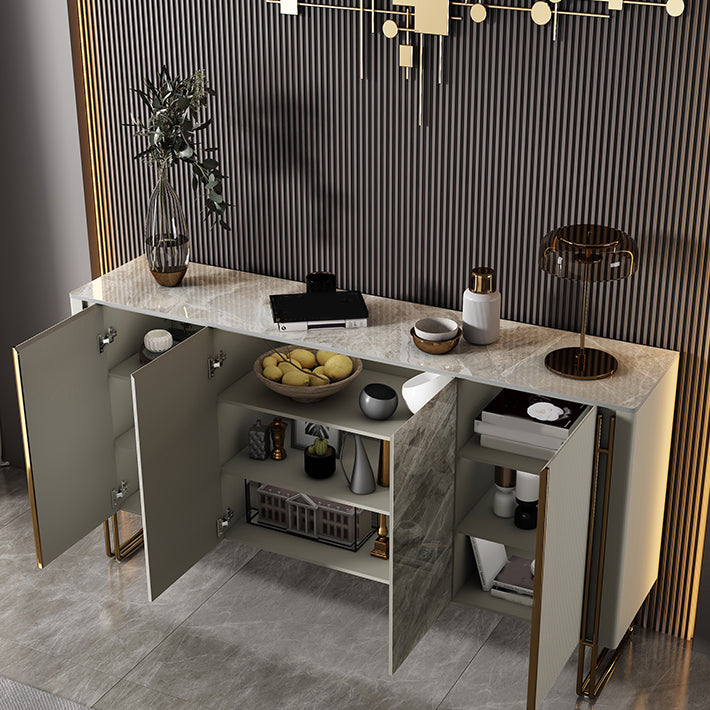 PNOR Buffet Buffet contemporáneo Stand con puertas para la cocina