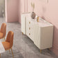 Contemporary Sideboard Stone Sideboard Cabinet with Doors for Kitchen Clearhalo 'buffet_sideboard' 'Buffets & Sideboards' 'furn' 'furn_buffet_sideboard' 'Furniture' 'Kitchen & Dining Furniture' 7478264