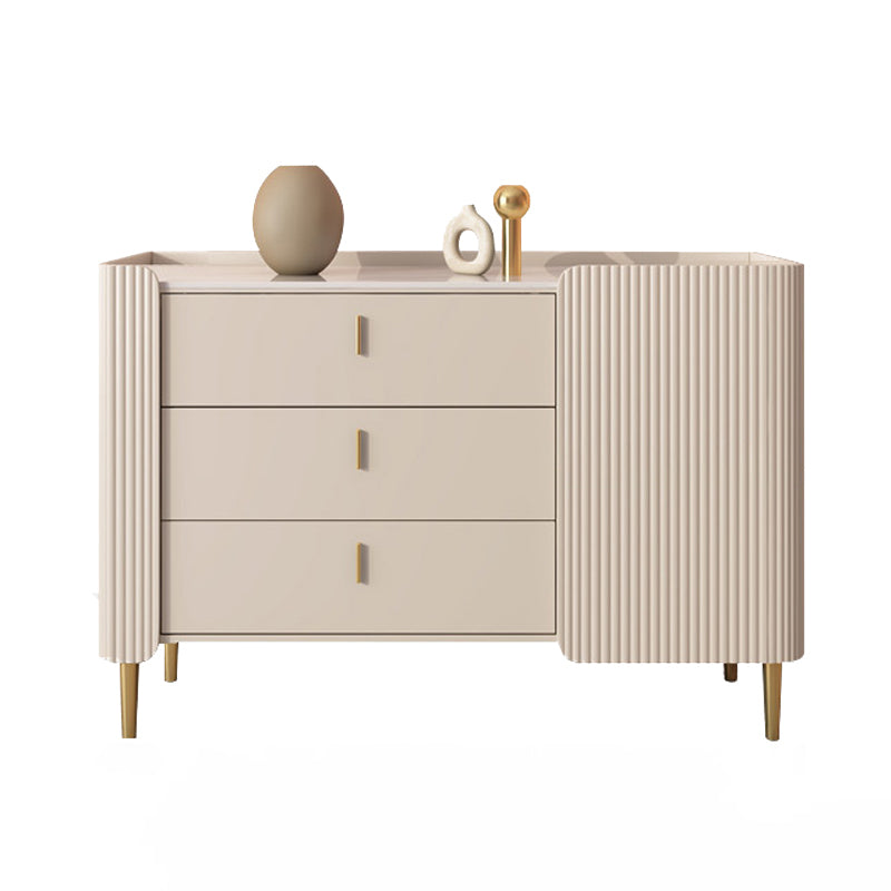 Contemporary Sideboard Stone Sideboard Cabinet with Doors for Kitchen Clearhalo 'buffet_sideboard' 'Buffets & Sideboards' 'furn' 'furn_buffet_sideboard' 'Furniture' 'Kitchen & Dining Furniture' 7478266