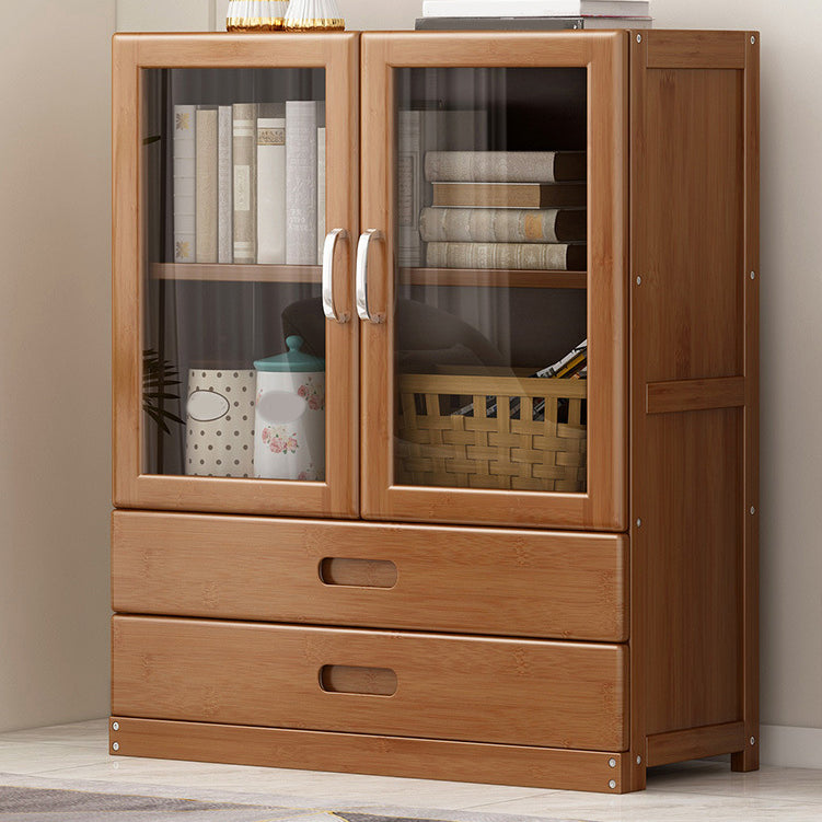 Tavolo da bacheca contemporanea Gabinetto di bambù con porte per cucina