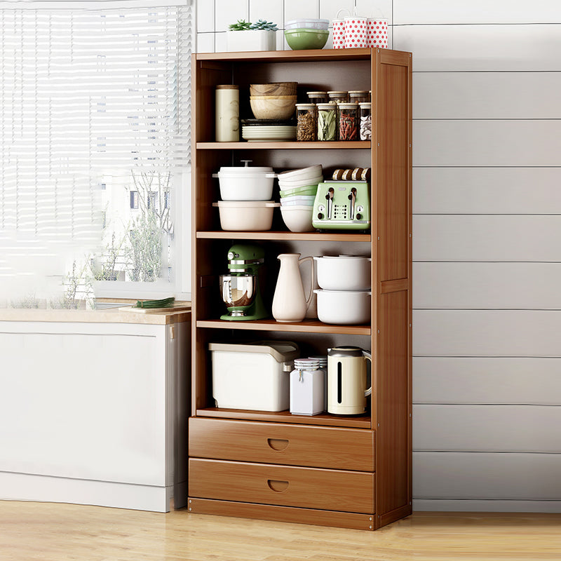 Tavolo da bacheca contemporanea Gabinetto di bambù con porte per cucina