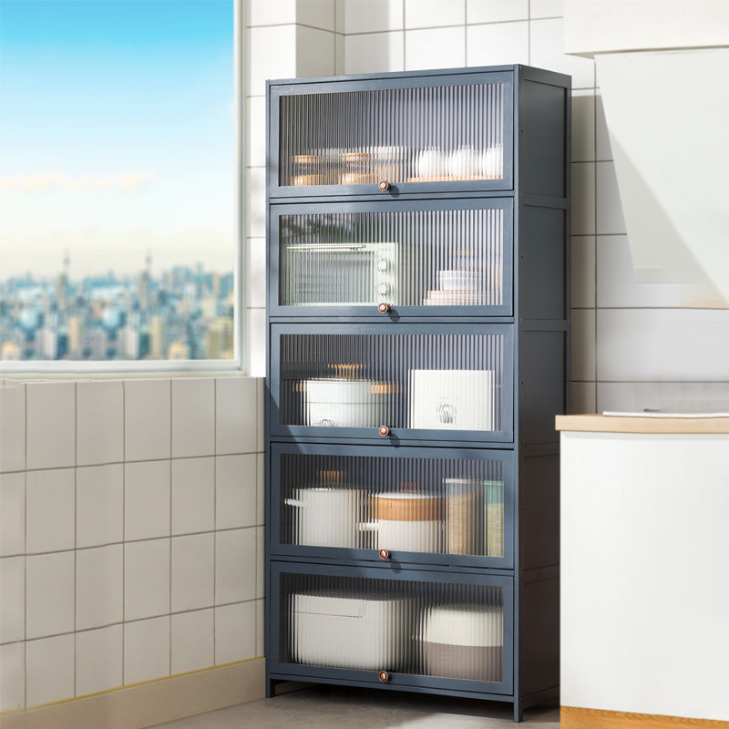 Mesa contemporánea de la mesa del aparador Bamboo con puertas para la cocina