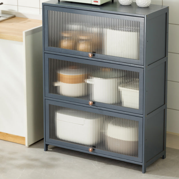 Mesa contemporánea de la mesa del aparador Bamboo con puertas para la cocina