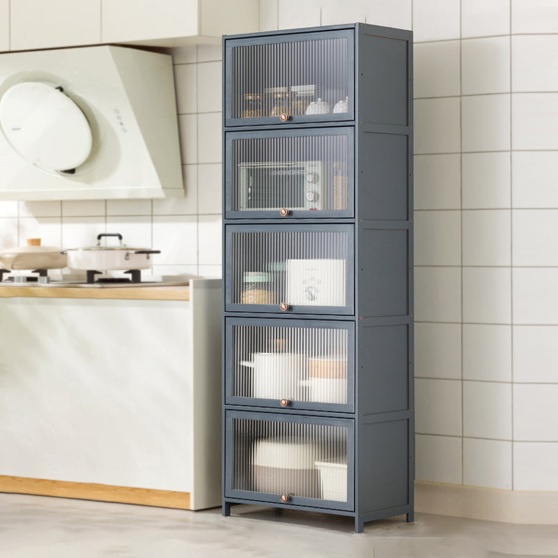 Mesa contemporánea de la mesa del aparador Bamboo con puertas para la cocina