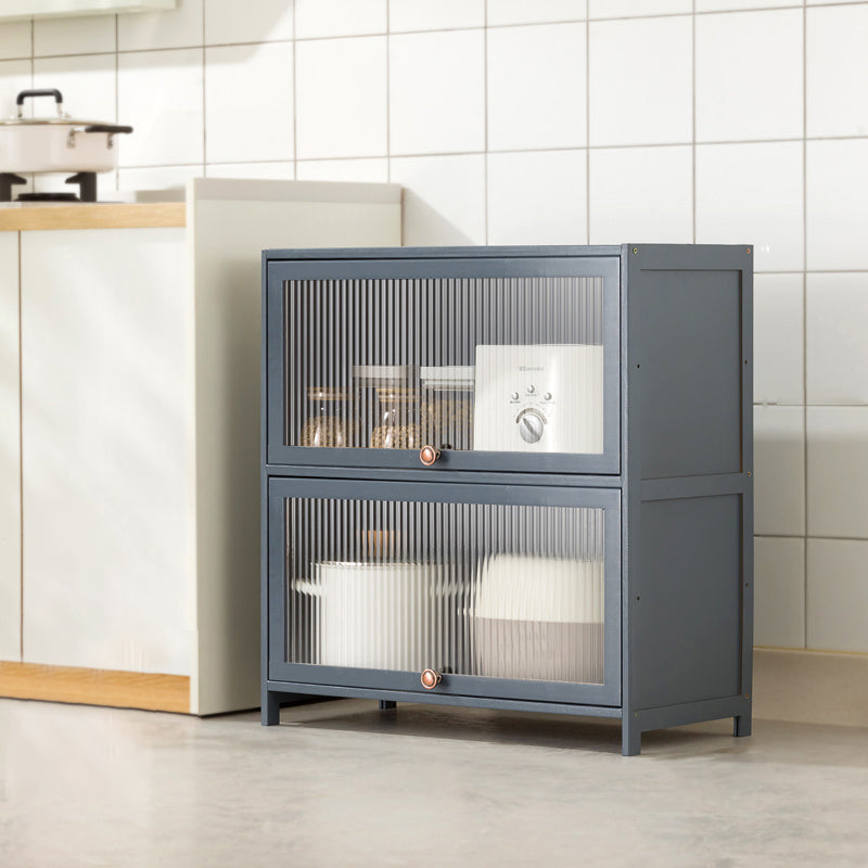 Mesa contemporánea de la mesa del aparador Bamboo con puertas para la cocina