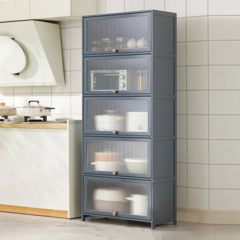 Mesa contemporánea de la mesa del aparador Bamboo con puertas para la cocina