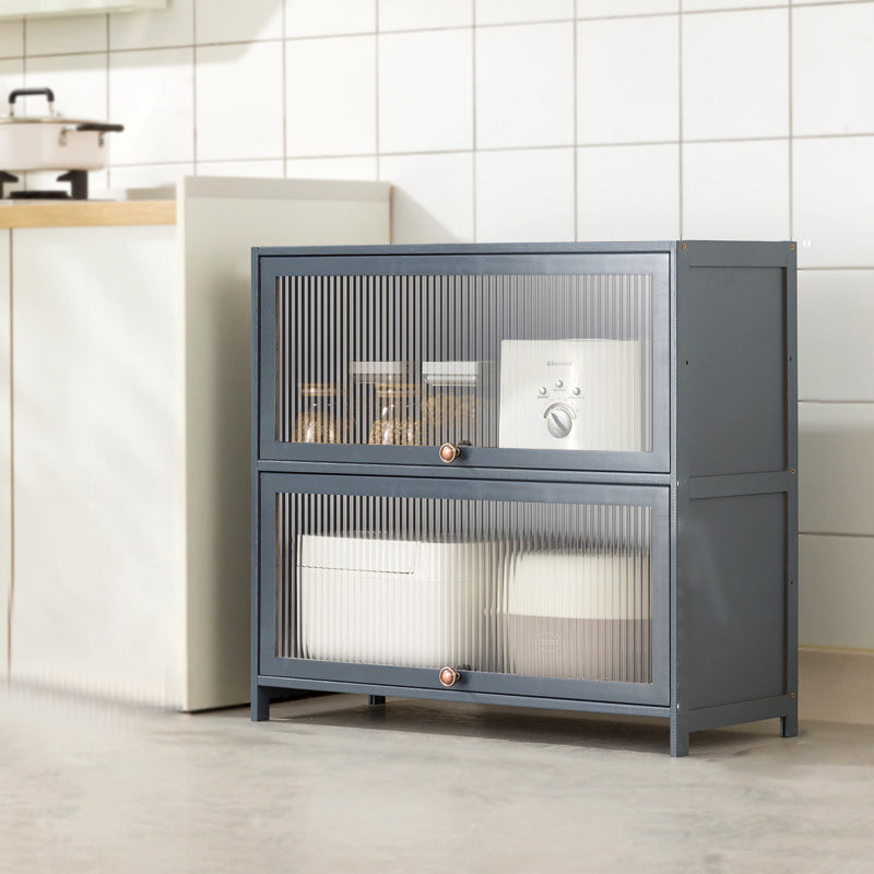 Mesa contemporánea de la mesa del aparador Bamboo con puertas para la cocina