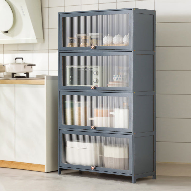 Mesa contemporánea de la mesa del aparador Bamboo con puertas para la cocina