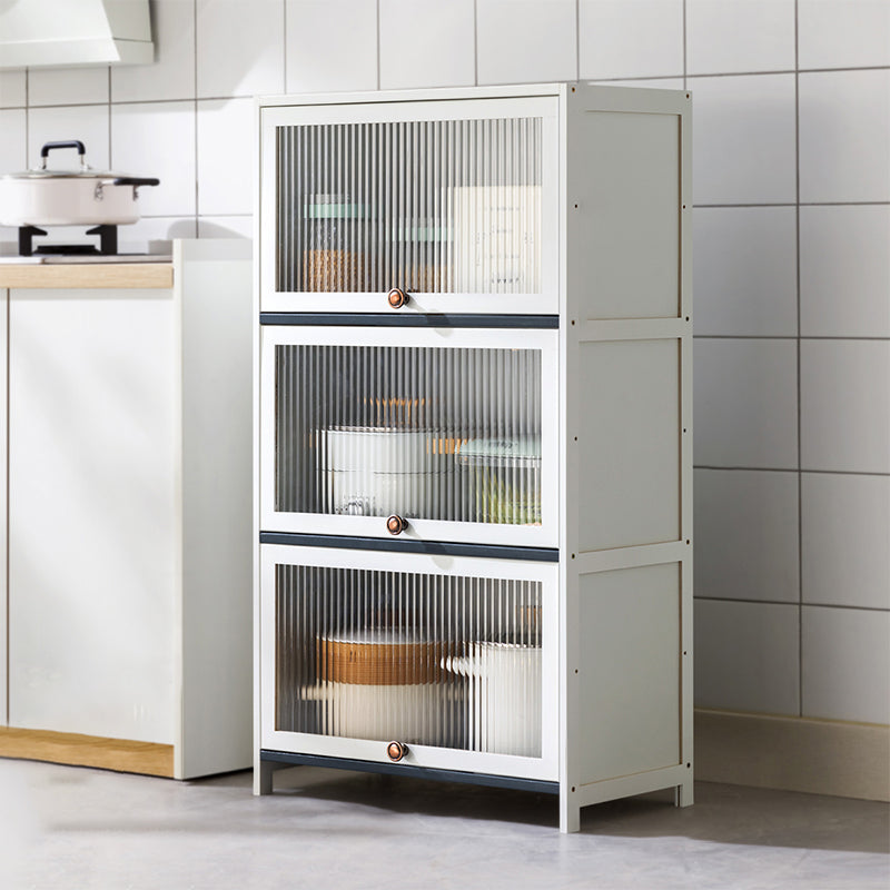 Mesa contemporánea de la mesa del aparador Bamboo con puertas para la cocina