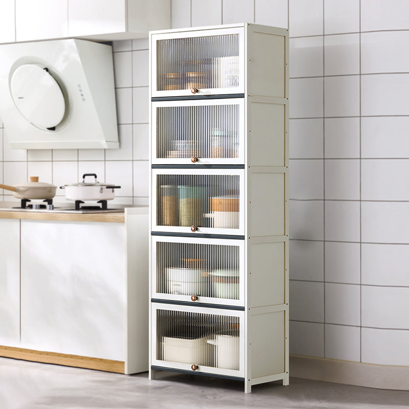 Mesa contemporánea de la mesa del aparador Bamboo con puertas para la cocina