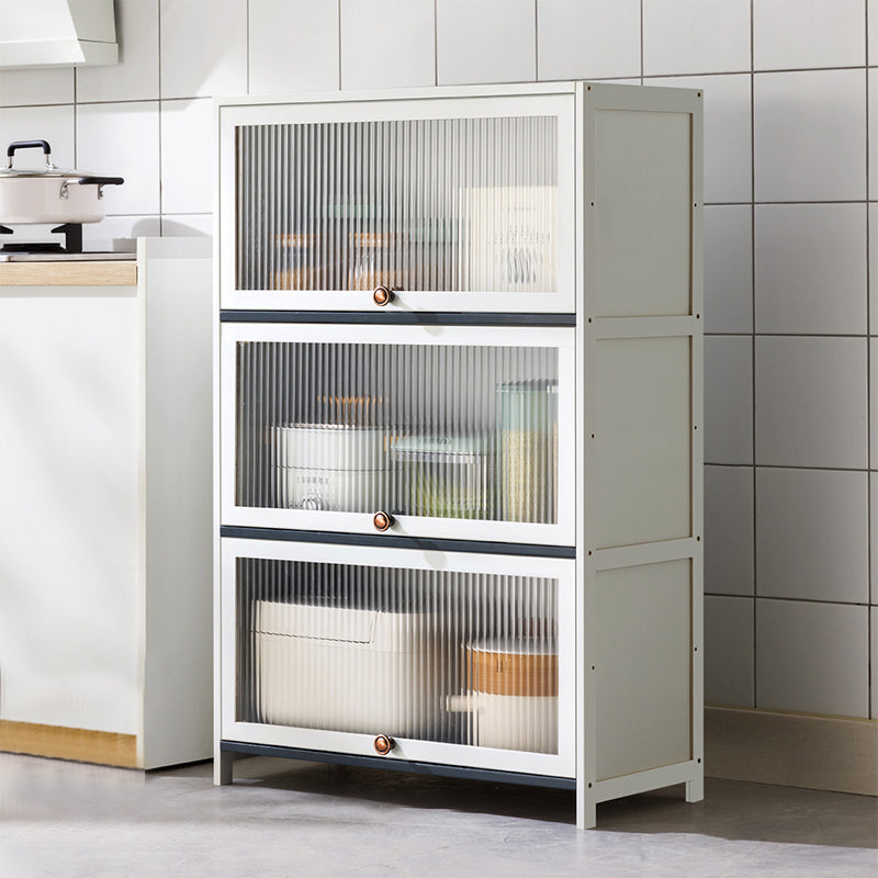 Mesa contemporánea de la mesa del aparador Bamboo con puertas para la cocina