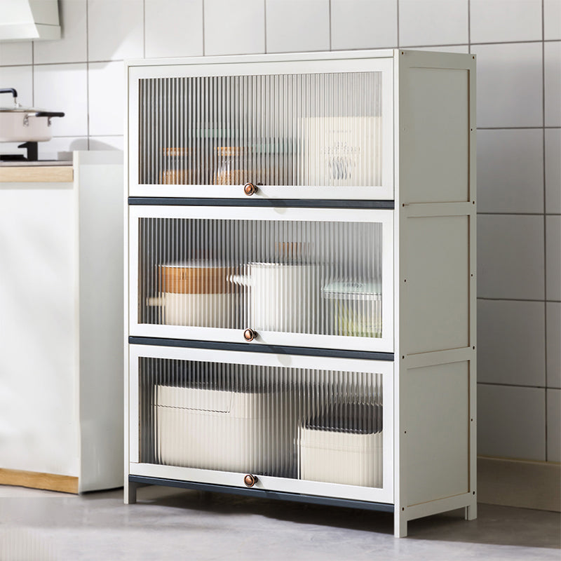 Mesa contemporánea de la mesa del aparador Bamboo con puertas para la cocina