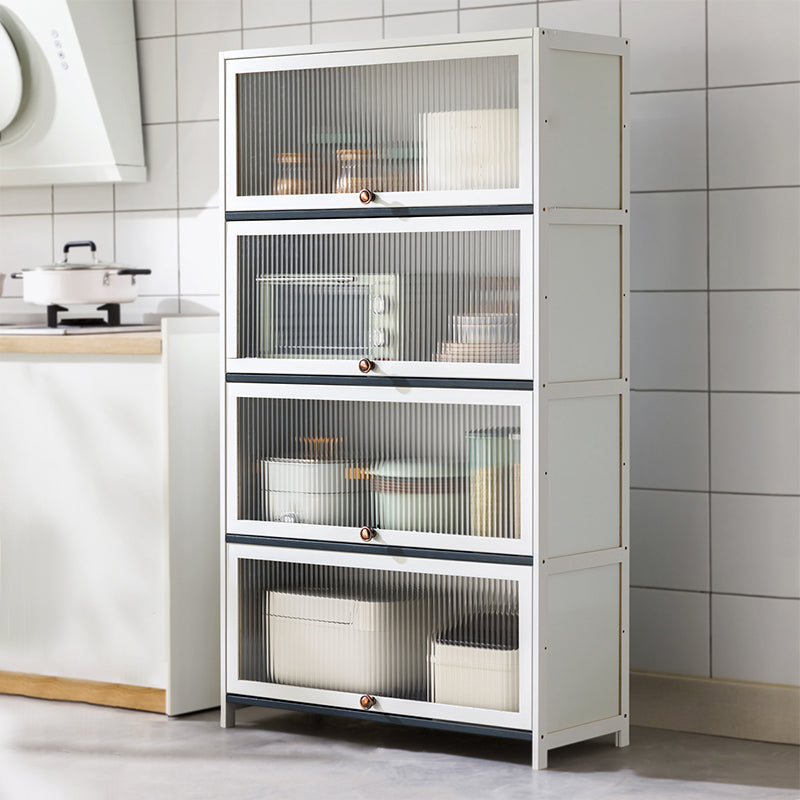 Mesa contemporánea de la mesa del aparador Bamboo con puertas para la cocina