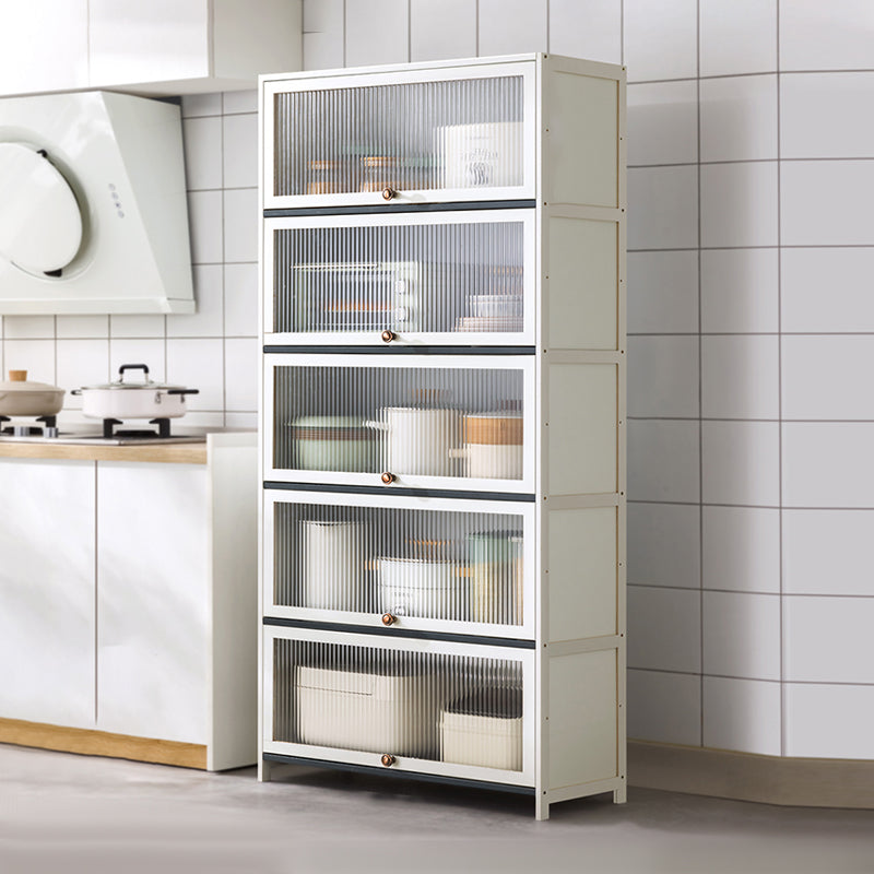 Mesa contemporánea de la mesa del aparador Bamboo con puertas para la cocina