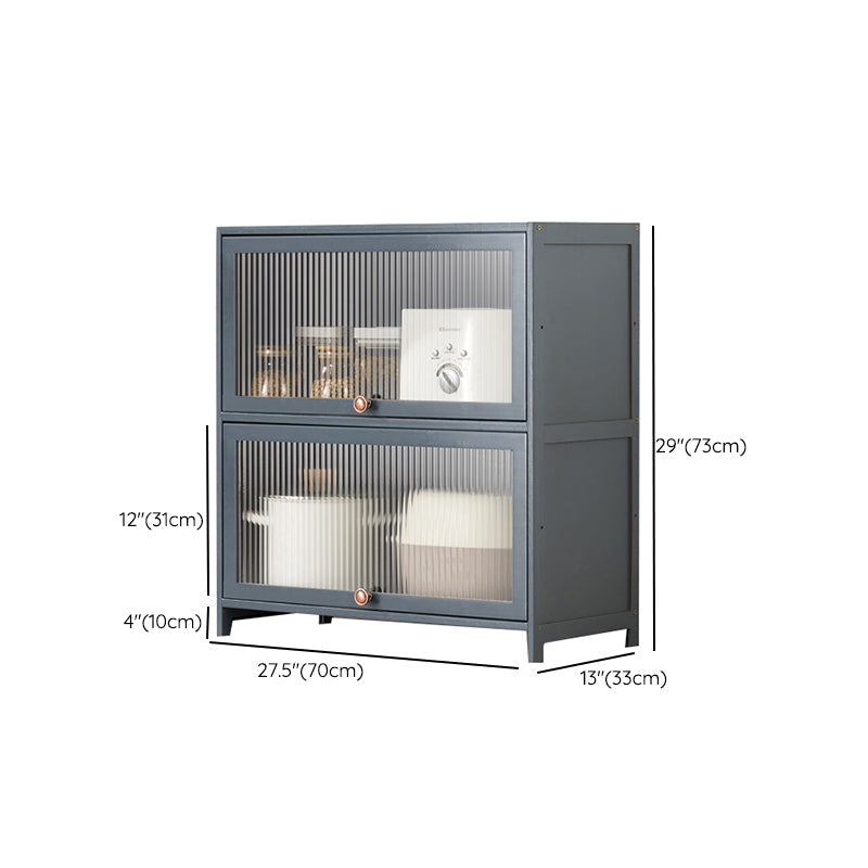 Mesa contemporánea de la mesa del aparador Bamboo con puertas para la cocina