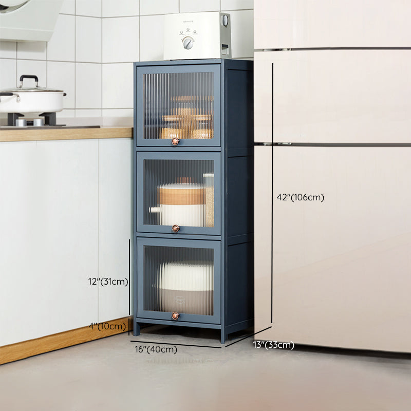 Mesa contemporánea de la mesa del aparador Bamboo con puertas para la cocina