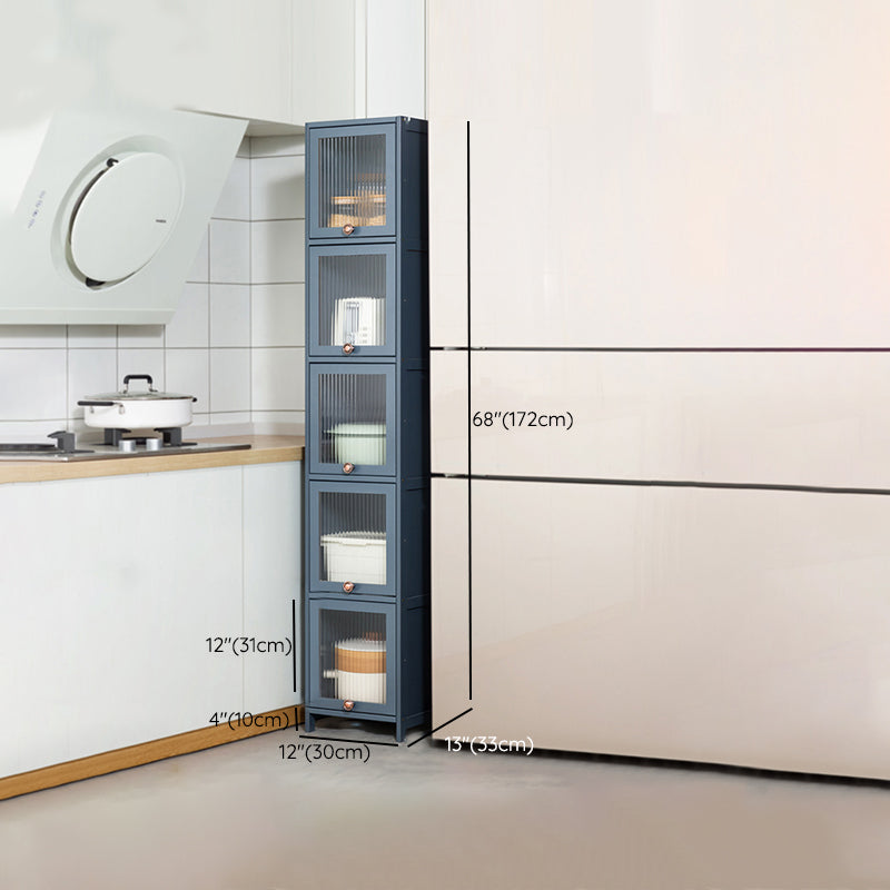 Mesa contemporánea de la mesa del aparador Bamboo con puertas para la cocina