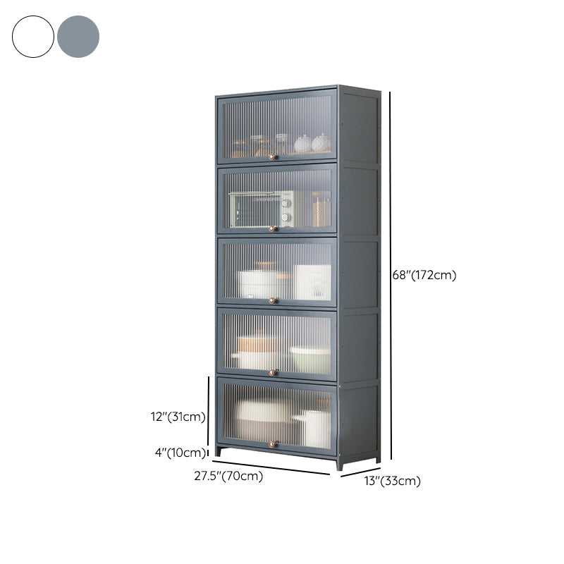 Mesa contemporánea de la mesa del aparador Bamboo con puertas para la cocina