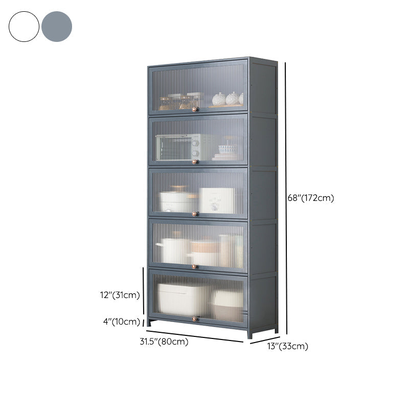 Mesa contemporánea de la mesa del aparador Bamboo con puertas para la cocina