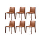 Contemporary Side Chair Metal Solid Back Dining Chair for Indoor 6 Piece Set Clearhalo 'Dining Chairs' 'Dining Tables & Seating' 'dining_chair' 'furn' 'furn_dining_chair' 'Furniture' 'Kitchen & Dining Furniture' 7478357