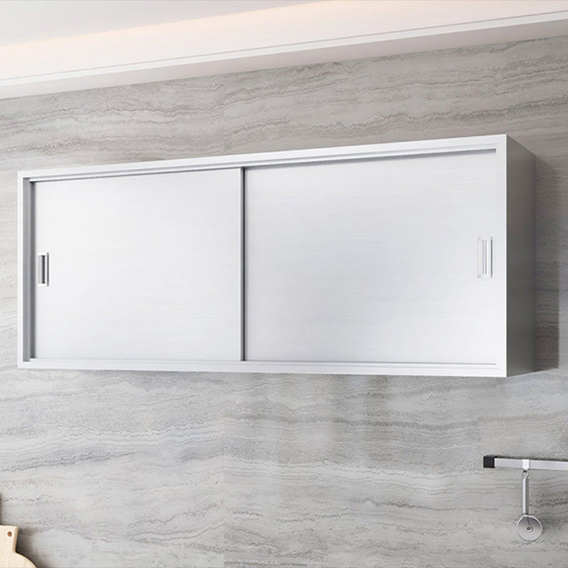 Contemporary Display Stand Stainless Steel Hutch Cabinet for Dining Room Clearhalo 'Display & China Cabinets' 'display_china_cabinets' 'furn' 'furn_display_china_cabinets' 'Furniture' 'Kitchen & Dining Furniture' 7478396