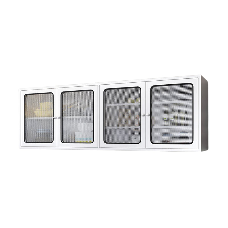 Contemporary Display Stand Stainless Steel Hutch Cabinet for Dining Room Clearhalo 'Display & China Cabinets' 'display_china_cabinets' 'furn' 'furn_display_china_cabinets' 'Furniture' 'Kitchen & Dining Furniture' 7478398
