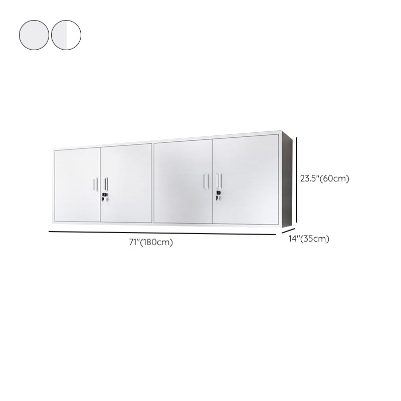 Contemporary Display Stand Stainless Steel Hutch Cabinet for Dining Room Clearhalo 'Display & China Cabinets' 'display_china_cabinets' 'furn' 'furn_display_china_cabinets' 'Furniture' 'Kitchen & Dining Furniture' 7478417